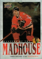 2025-26 Upper Deck Chicago Blackhawks Centennial Masters of the Madhouse #MM2 Chris Chelios