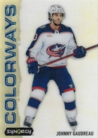 2024-25 Synergy Colorways Neon Yellow #L89 Johnny Gaudreau