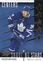 2019-20 Upper Deck Shooting Stars Centers #SSC3 Auston Matthews