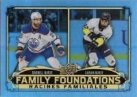 2023-24 Upper Deck Tim Hortons Greatest Duos Family Foundations #FF3 Darnell Nurse / Sarah Nurse