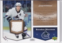 2007-08 Upper Deck MVP One on One Jerseys #OOHM Shawn Horcoff / Brendan Morrison