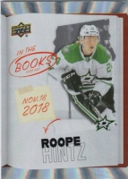 2024-25 Upper Deck Tim Hortons Rookie Retrospective In the Books #ITB12 Roope Hintz