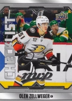 2024-25 Upper Deck MVP Silver Script #250 Olen Zellweger RC CL