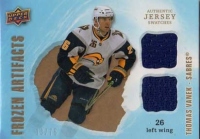 2008-09 Artifacts Frozen Artifacts Dual Gold #FADTV Thomas Vanek