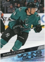 2020-21 Upper Deck #487 Maxim Letunov RC