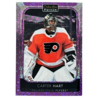 2021-22 O-Pee-Chee Platinum Violet Pixels #108 Carter Hart