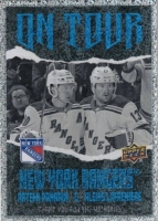 2024-25 Upper Deck On Tour Speckled #OT22 Artemi Panarin / Alexis Lafreniere