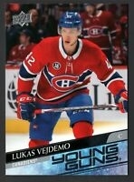 2020-21 Upper Deck #490 Lukas Vejdemo RC