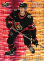 2023-24 Upper Deck Allure Color Flow Red Orange Spectrum #CF22 Jake Sanderson /299