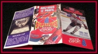 1996-97 MONTREAL CANADIENS HOCKEY Program zpas Pierre Turgeon