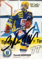 2007-08 Czech OFS #239 Tom Bokro + originln podpis