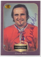 2010-11 Czech OFS Legends #L3 Eduard Novk + originln podpis