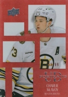 2024-25 Upper Deck UD Portraits Red #P36 Charlie McAvoy */99