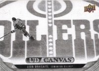 2024-25 Upper Deck UD Canvas Black and White #C136 Leon Draisaitl