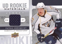 2008-09 Upper Deck Rookie Materials #RMPH Patric Hornqvist