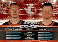 2024-25 Upper Deck Gaming Co-Op #CGO12 Brady Tkachuk / Tim Stutzle