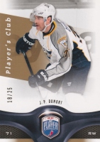 2009-10 Be A Player Player's Club #94 J.P. Dumont