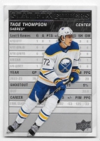 2023-24 Upper Deck Stat Box Fillers #SB19 Tage Thompson