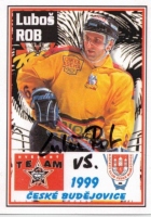 Karta domc vroba rok 1999 Lubo Rob + originln podpis
