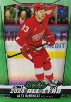 2024-25 O-Pee-Chee Rainbow Green #527 Alex DeBrincat AS /33
