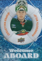 2024-25 Upper Deck Welcome Aboard Speckle #WA5 Jesper Wallstedt