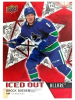 2021-22 Upper Deck Allure Iced Out #IO7 Brock Boeser
