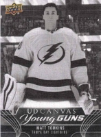 2023-24 Upper Deck UD Canvas Black and White #C366 Matt Tomkins YG