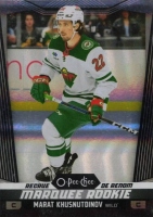 2024-25 O-Pee-Chee Rainbow Black #596 Marat Khusnutdinov /100