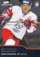 2019-20 MK Czech Ice Hockey Team Base Set #34 David Sklenika