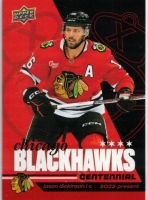 2025-26 Upper Deck Chicago Blackhawks Centennial #71 Jason Dickinson