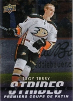 2024-25 Upper Deck Tim Hortons Rookie Retrospective Initial Strides #IS11 Troy Terry