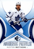 2024-25 SP Authentic Profiles Blue #AP20 Auston Matthews
