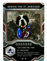 2021-22 Upper Deck MVP Mascot Gaming Cards #M8 Bernie the St. Bernard