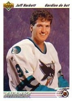 1991-92 Upper Deck French #58 Jeff Hackett