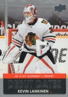 2021-22 Upper Deck Debut Dates #DD5 Kevin Lankinen