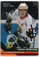 2005-06 Czech OFS #284 Vclav Skuhrav + originln podpis