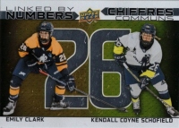 2023-24 Upper Deck Tim Hortons Greatest Duos Linked by Numbers #LN9 Emily Clark / Kendall Coyne Schofield
