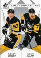 2024-25 SP Authentic Collaborations #C10 Sidney Crosby / Evgeni Malkin