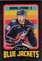 2024-25 O-Pee-Chee Retro Black #125 Boone Jenner /100