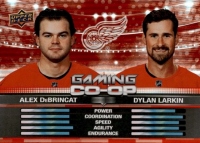 2024-25 Upper Deck Gaming Co-Op #CGO14 Alex DeBrincat / Dylan Larkin