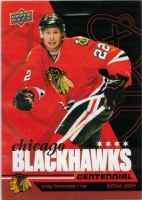 2025-26 Upper Deck Chicago Blackhawks Centennial Bronze #43 Troy Brouwer