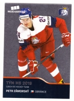 2019-20 MK Czech Ice Hockey Team Base Set #54 Petr Zmorsk