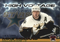 2000-01 Vanguard High Voltage Red #12 Mike Modano