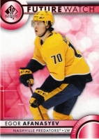 2023-24 SP Authentic Limited Red #122 Egor Afanasyev FW