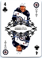 2023-24 O-Pee-Chee Playing Cards #4CLUBS Kyle Connor
