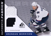 2007-08 SP Game Used Authentic Fabrics #AFBM Brendan Morrison