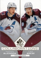 2022-23 SP Authentic Collaborations #C10 Nathan MacKinnon / Cale Makar
