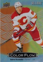 2024-25 Upper Deck Allure Color Flow Orange Yellow #CFL7 Andrei Kuzmenko