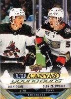 2024-25 Upper Deck UD Canvas #C120 Josh Doan / Olen Zellweger CL