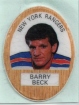 1983-84 Funmate NHL Puffy Stickers / Barry Beck